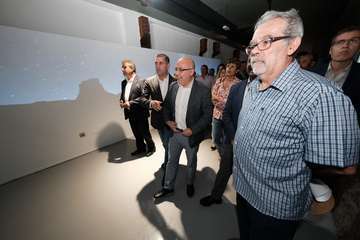 El Centro de Interpretación de Risco Caído, preparado para recibir a visitantes (Foto TA)